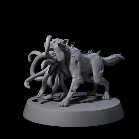 Mutated Tentacle Dog Miniature for Dungeons and Dragons, Pathfinder or other TTRPGs