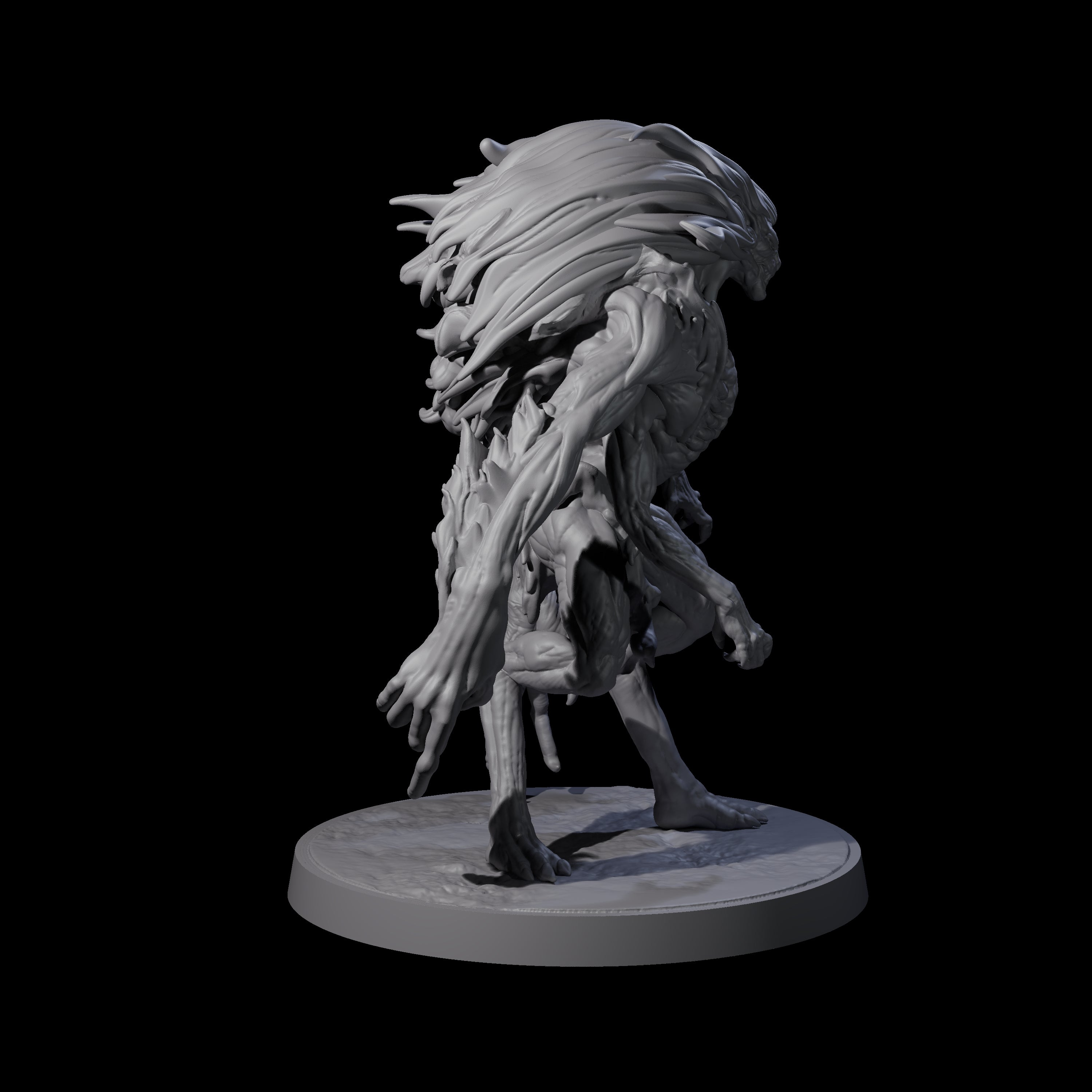 Mutated Wyrmspawn A Miniature for Dungeons and Dragons, Pathfinder or other TTRPGs