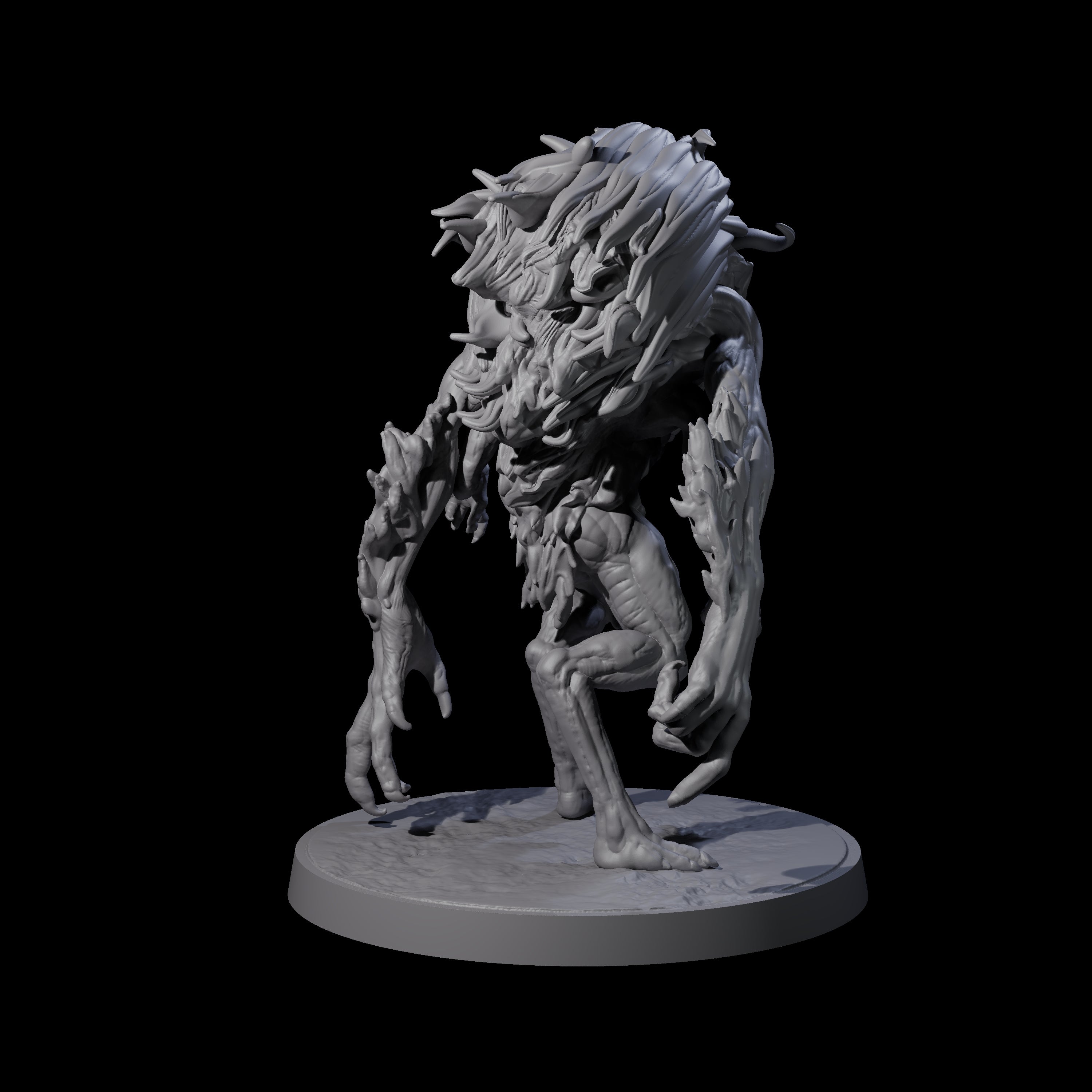 Mutated Wyrmspawn A Miniature for Dungeons and Dragons, Pathfinder or other TTRPGs