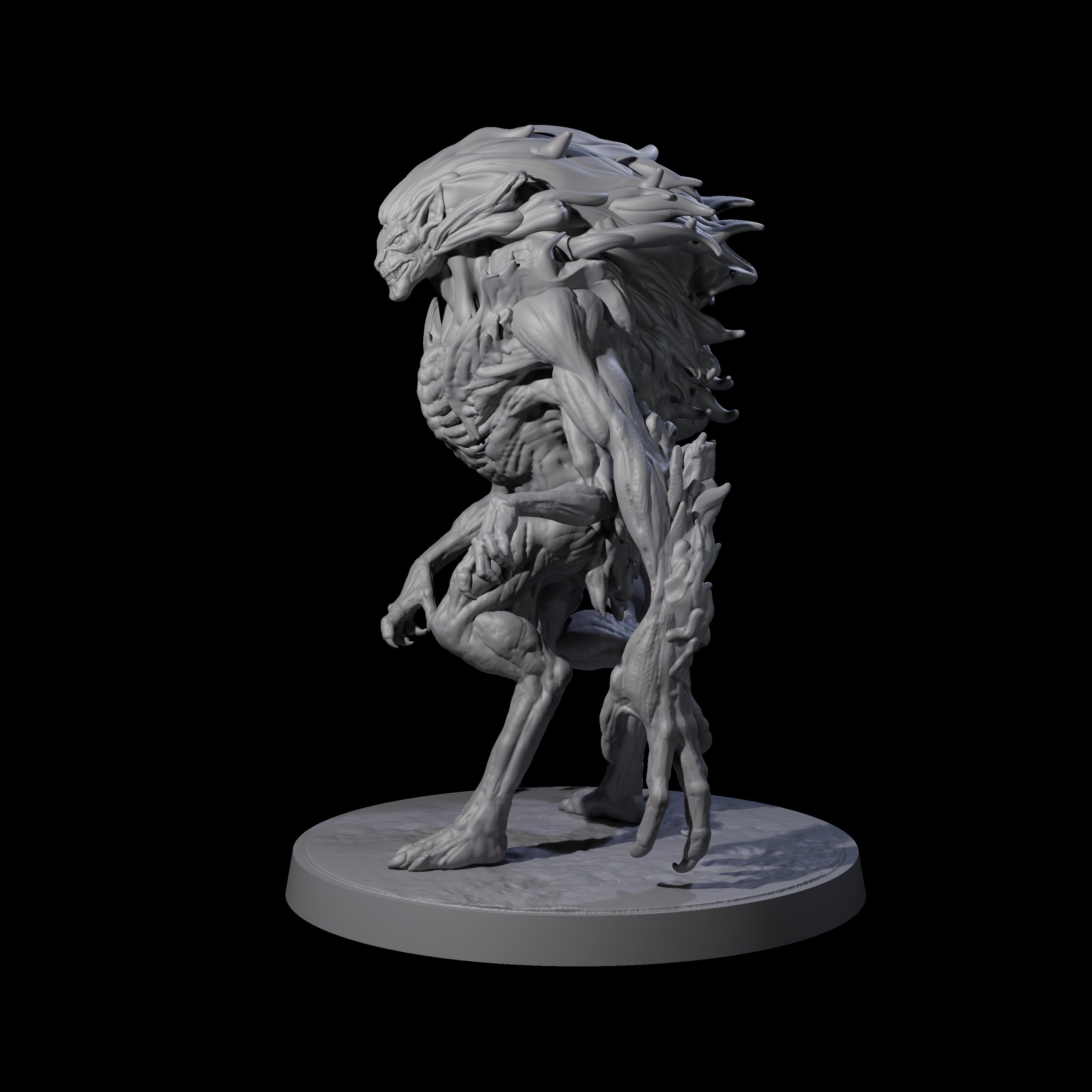 Mutated Wyrmspawn A Miniature for Dungeons and Dragons, Pathfinder or other TTRPGs