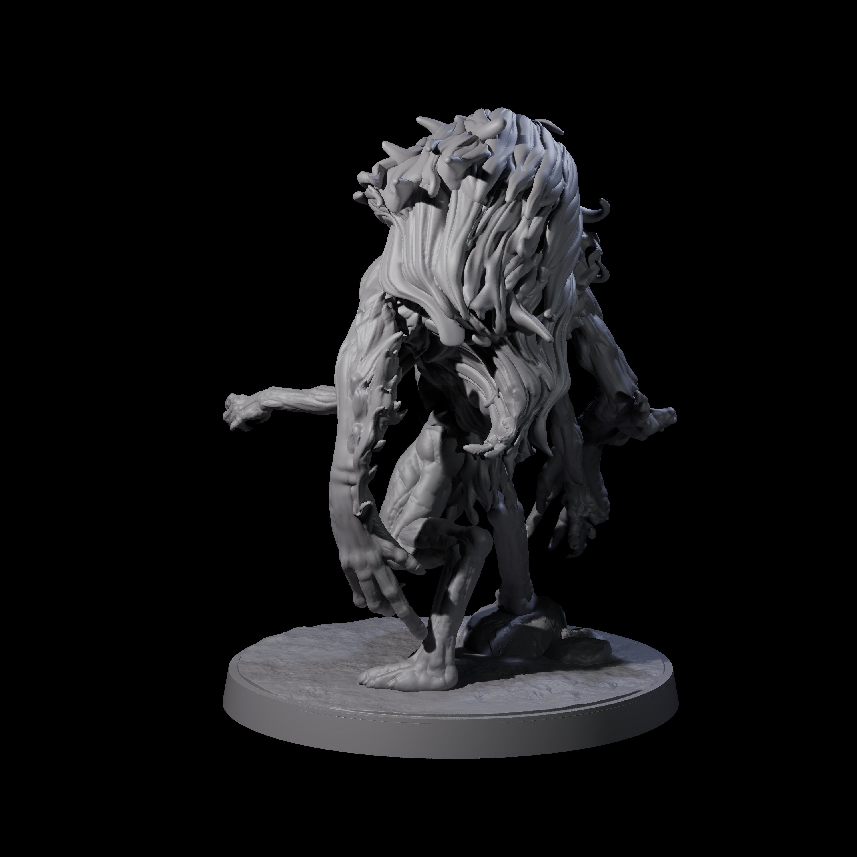 Mutated Wyrmspawn B Miniature for Dungeons and Dragons, Pathfinder or other TTRPGs