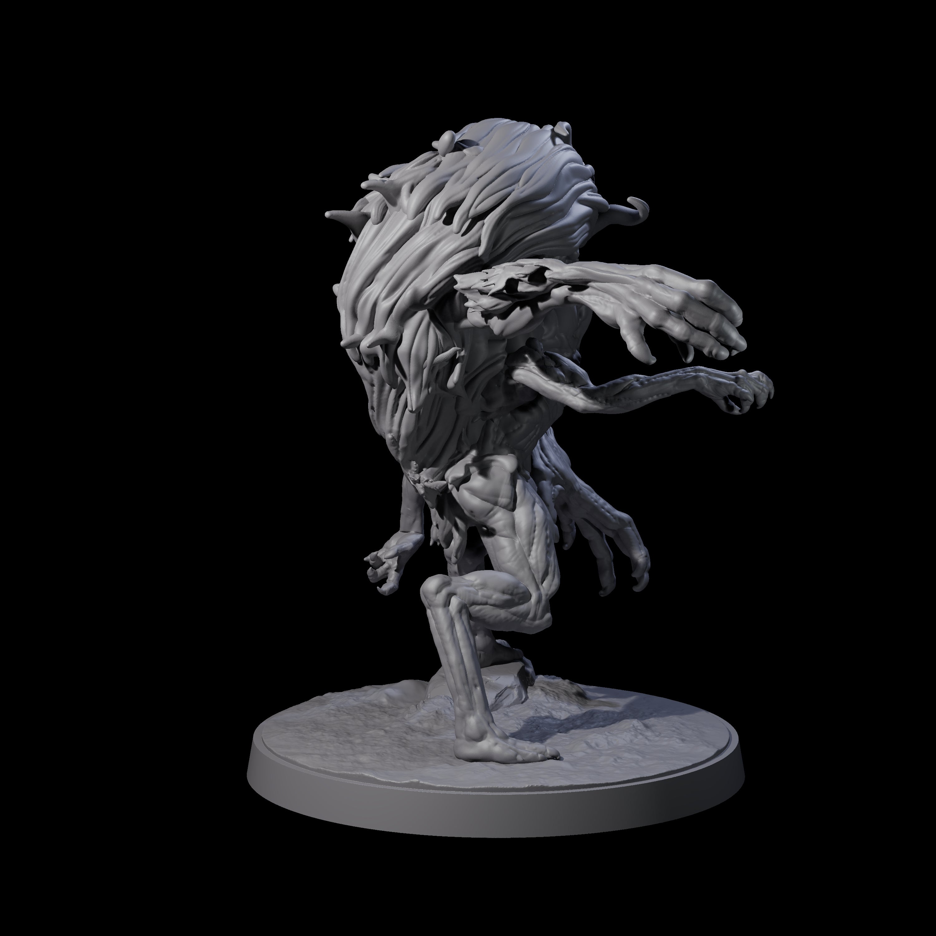 Mutated Wyrmspawn C Miniature for Dungeons and Dragons, Pathfinder or other TTRPGs