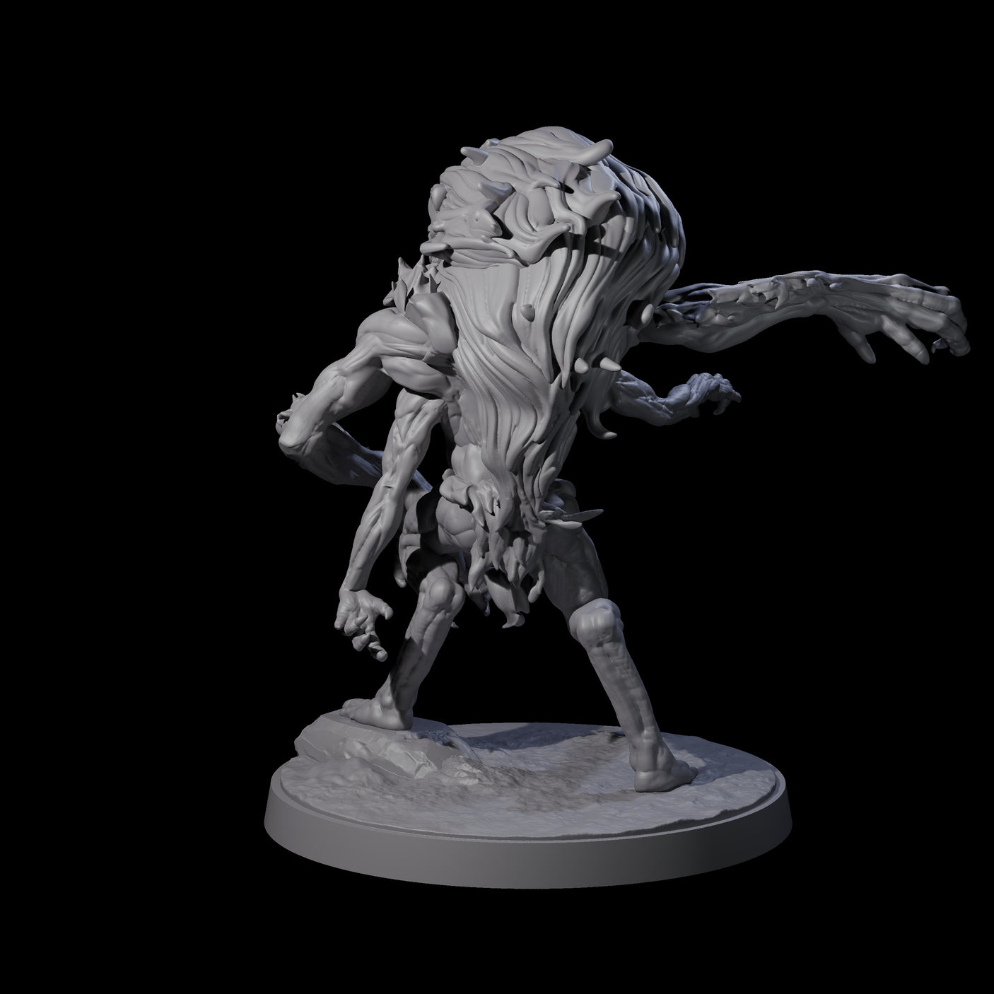 Mutated Wyrmspawn C Miniature for Dungeons and Dragons, Pathfinder or other TTRPGs