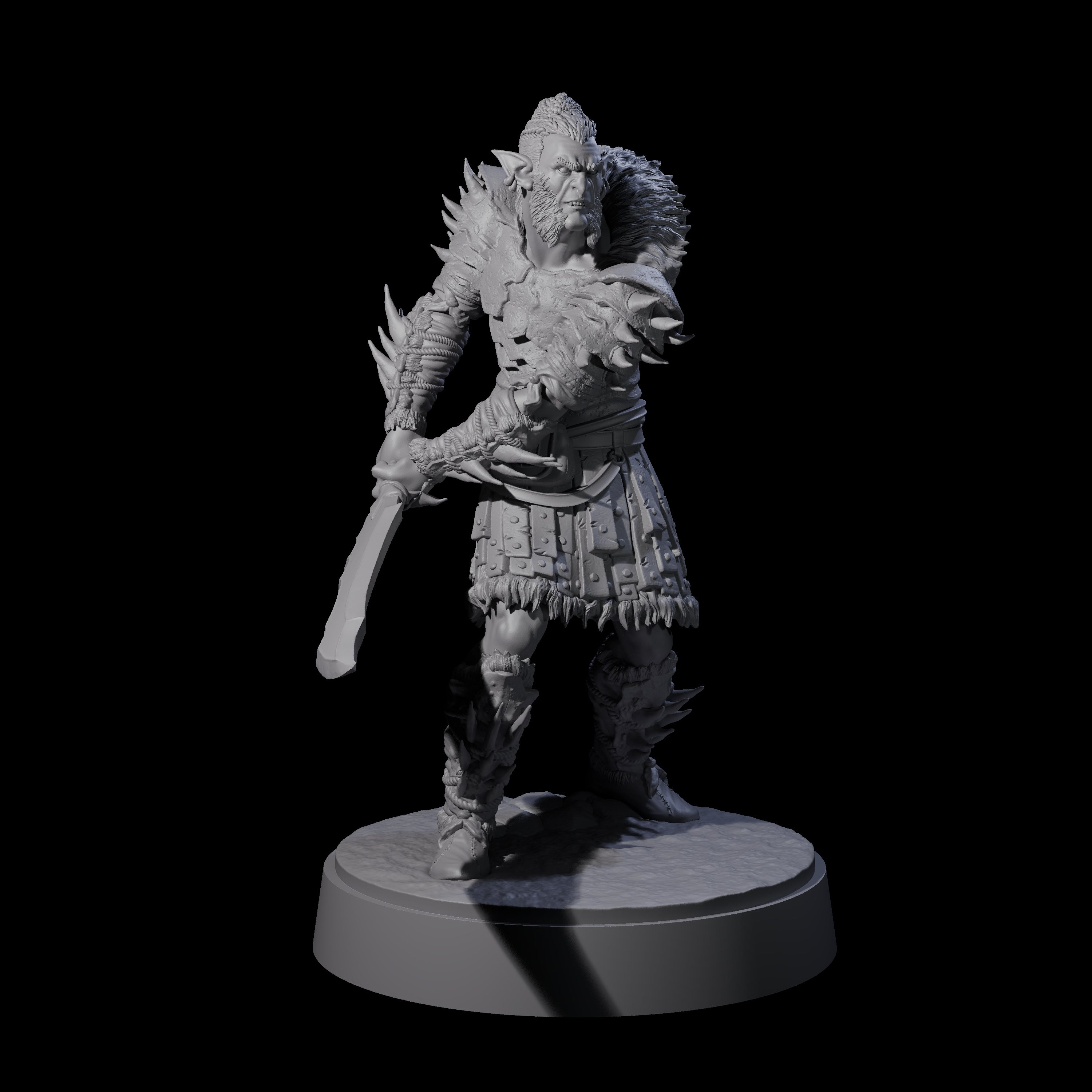 Mutton Chops Hobgoblin A Miniature for Dungeons and Dragons, Pathfinder or other TTRPGs