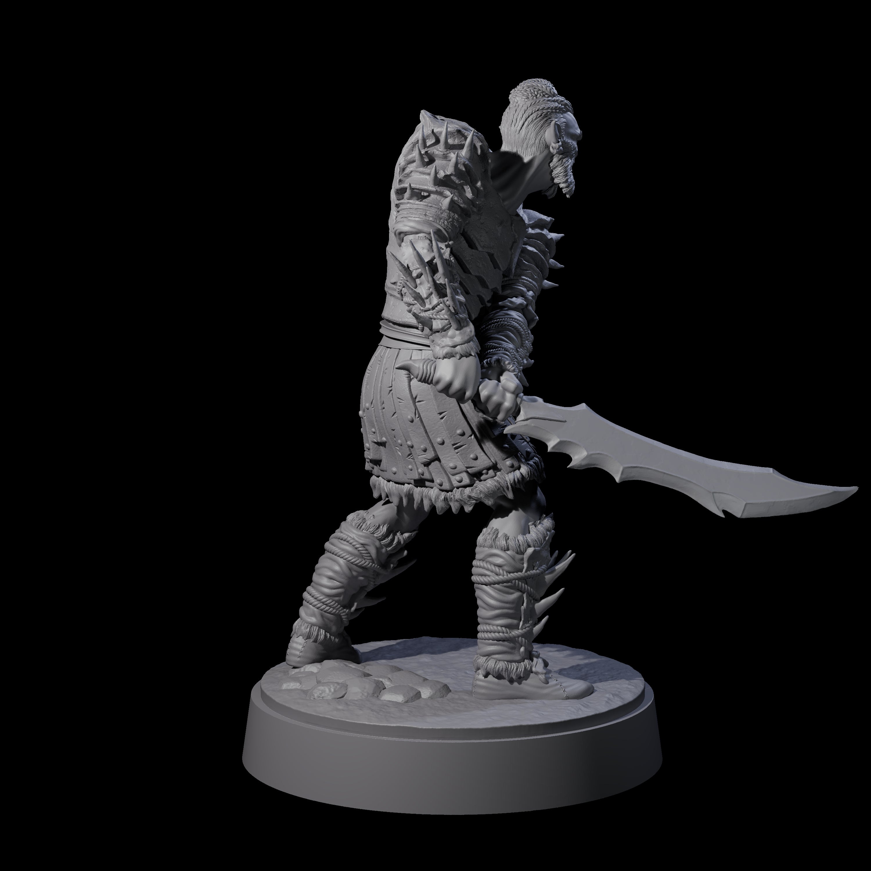 Mutton Chops Hobgoblin A Miniature for Dungeons and Dragons, Pathfinder or other TTRPGs