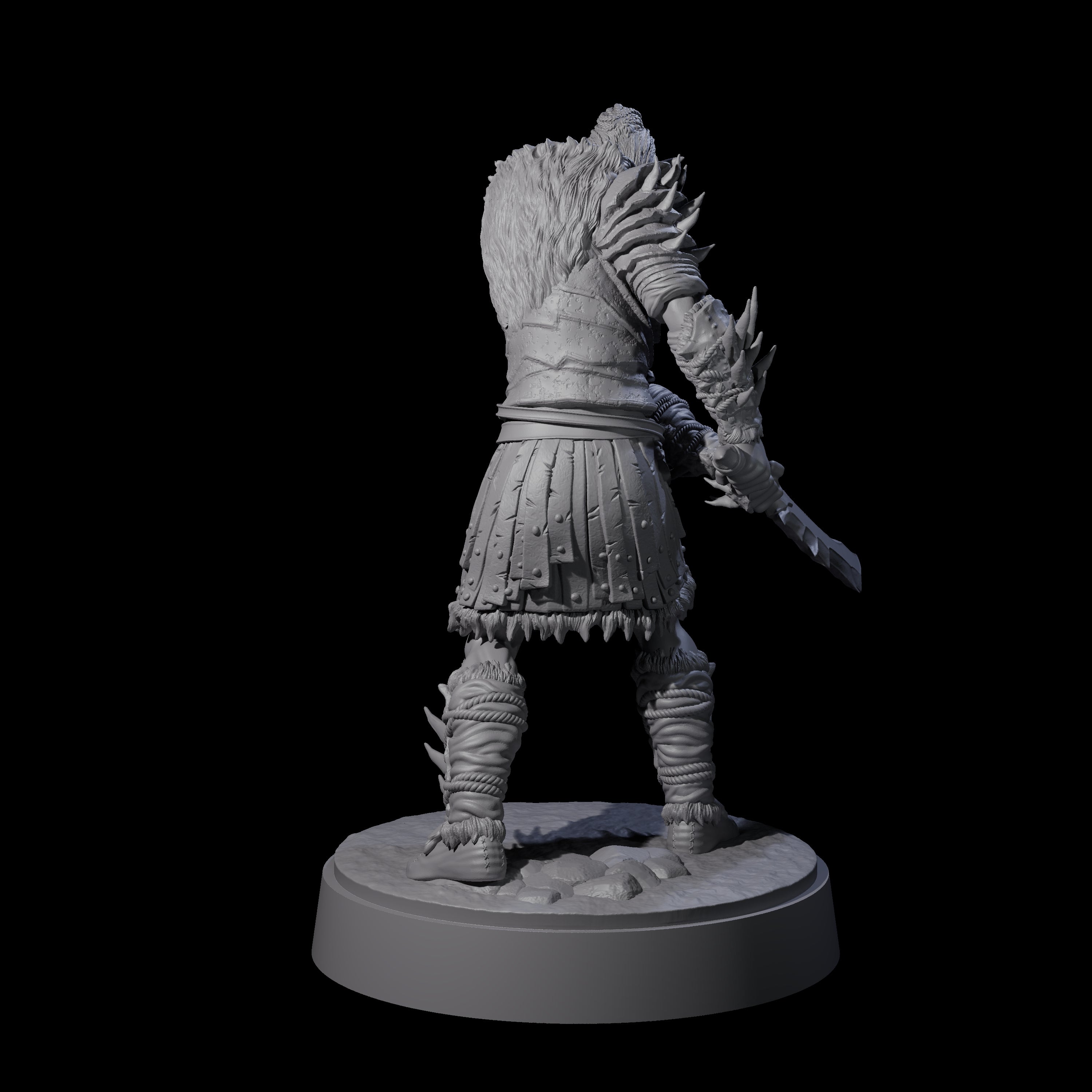 Mutton Chops Hobgoblin A Miniature for Dungeons and Dragons, Pathfinder or other TTRPGs