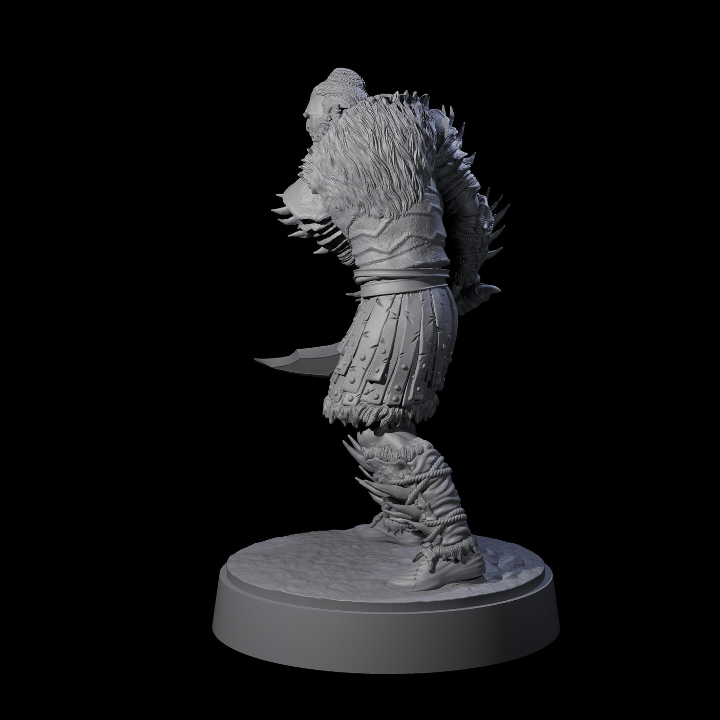 Mutton Chops Hobgoblin A Miniature for Dungeons and Dragons, Pathfinder or other TTRPGs