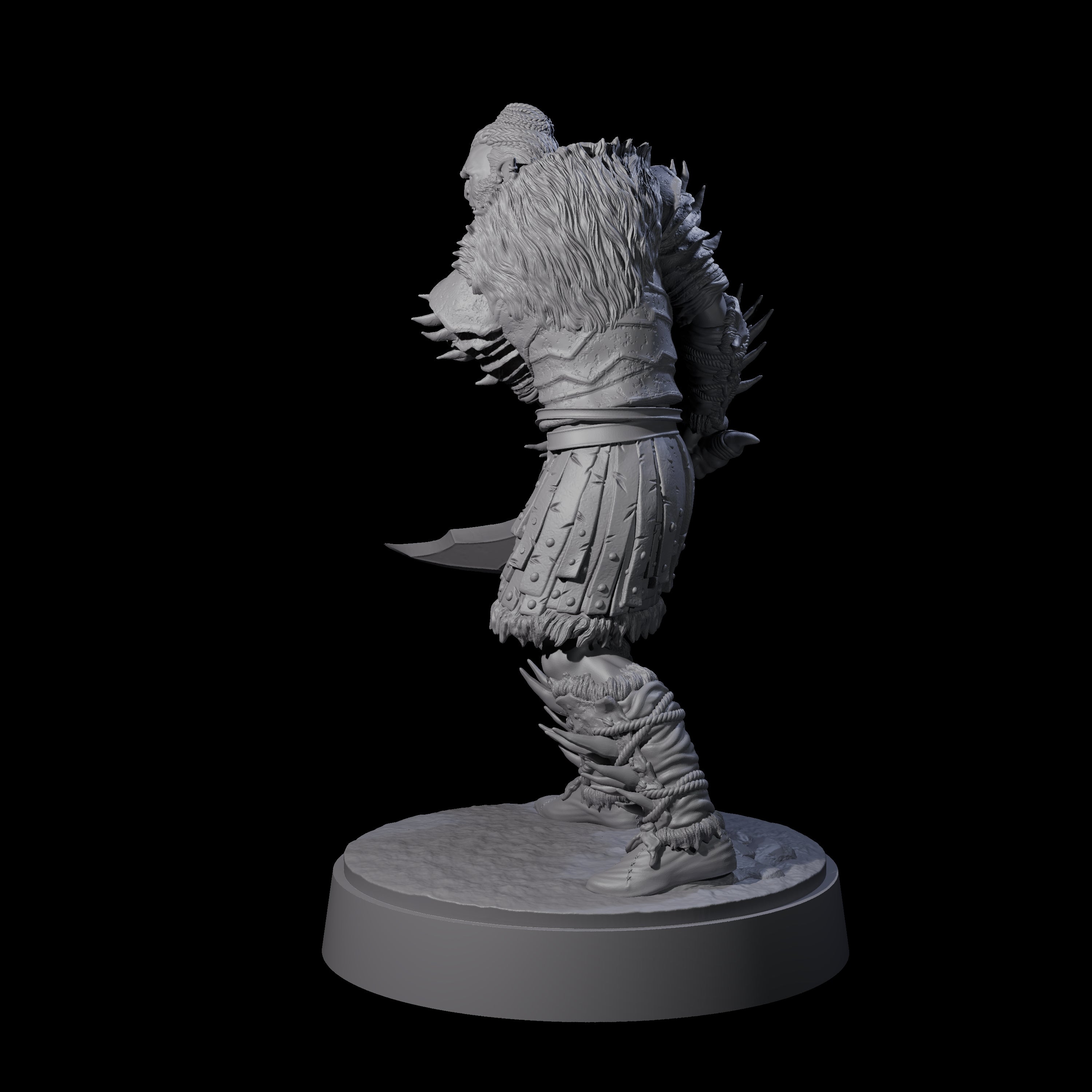 Mutton Chops Hobgoblin A Miniature for Dungeons and Dragons, Pathfinder or other TTRPGs