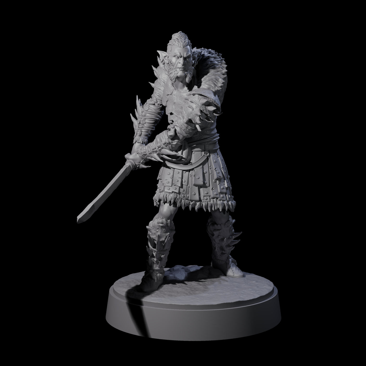 Mutton Chops Hobgoblin A Miniature for Dungeons and Dragons, Pathfinder or other TTRPGs
