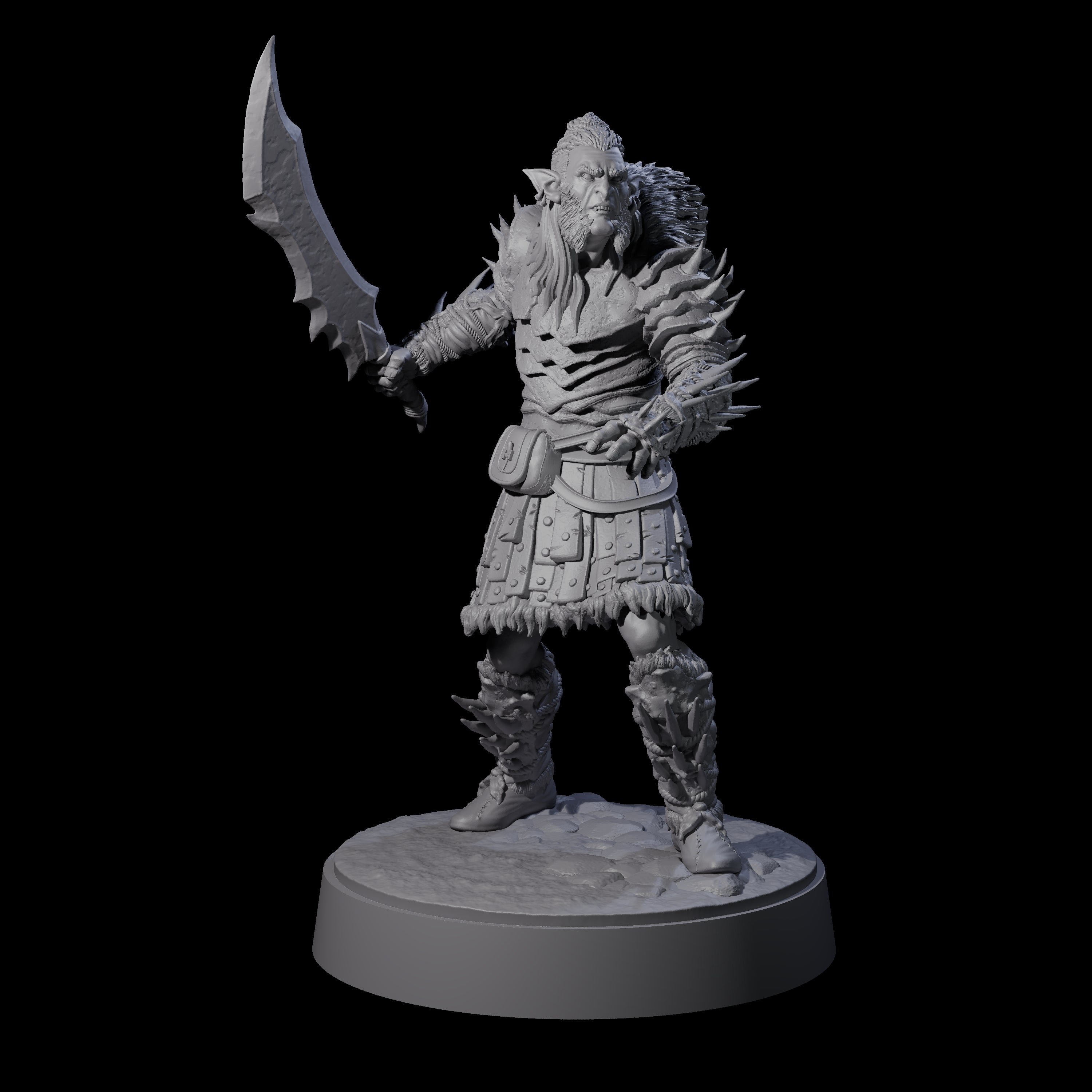 Mutton Chops Hobgoblin B Miniature for Dungeons and Dragons, Pathfinder or other TTRPGs