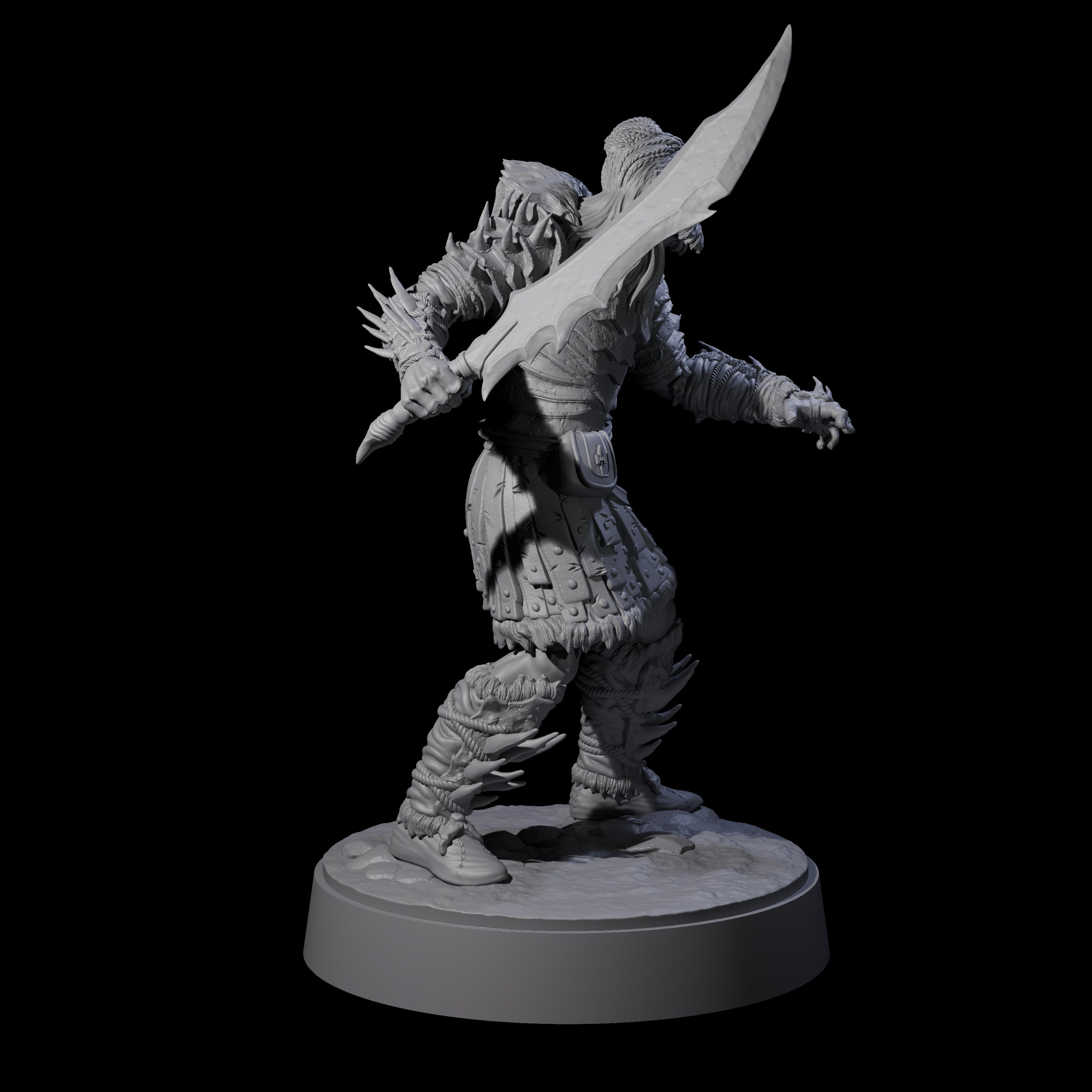 Mutton Chops Hobgoblin B Miniature for Dungeons and Dragons, Pathfinder or other TTRPGs