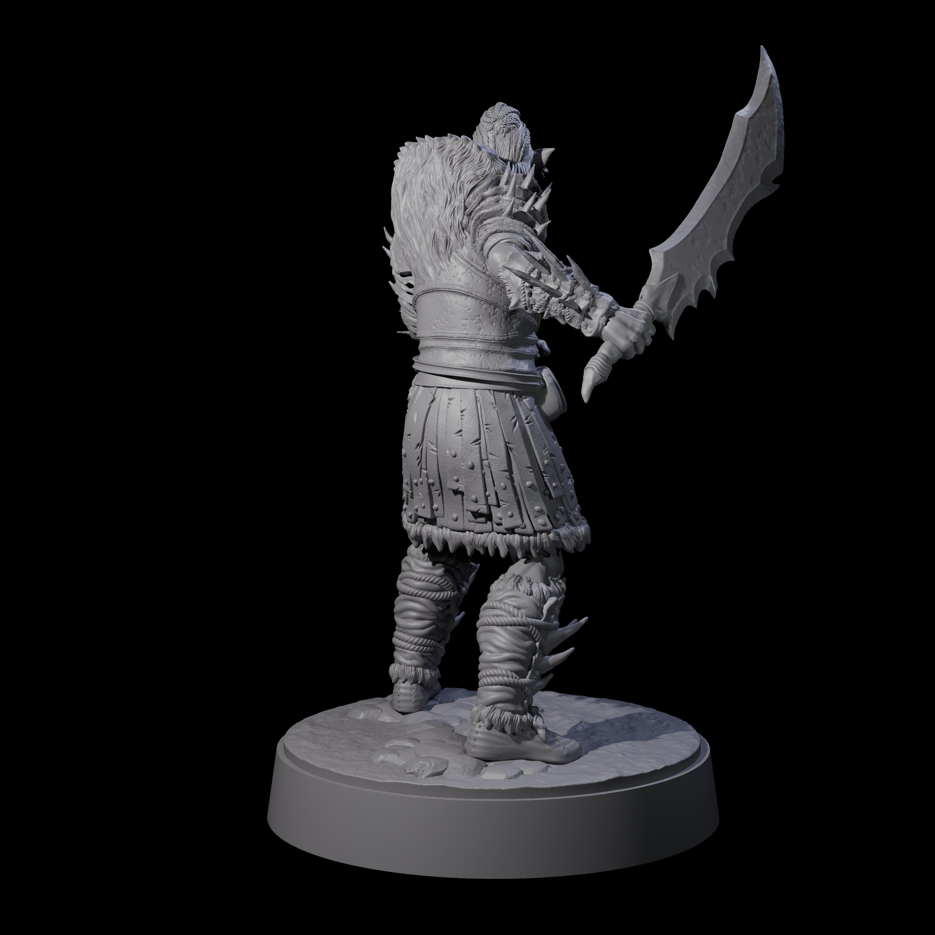 Mutton Chops Hobgoblin B Miniature for Dungeons and Dragons, Pathfinder or other TTRPGs