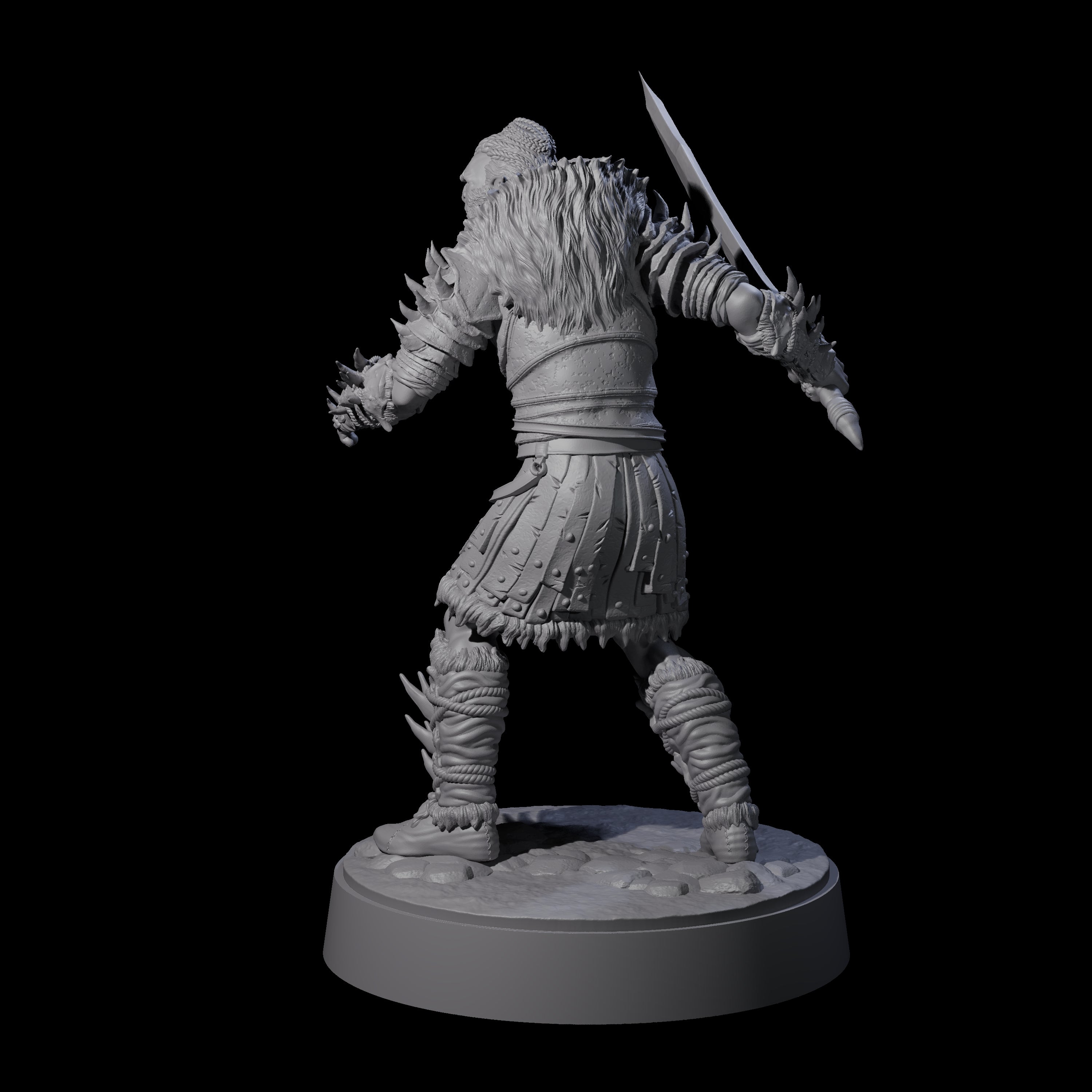 Mutton Chops Hobgoblin B Miniature for Dungeons and Dragons, Pathfinder or other TTRPGs