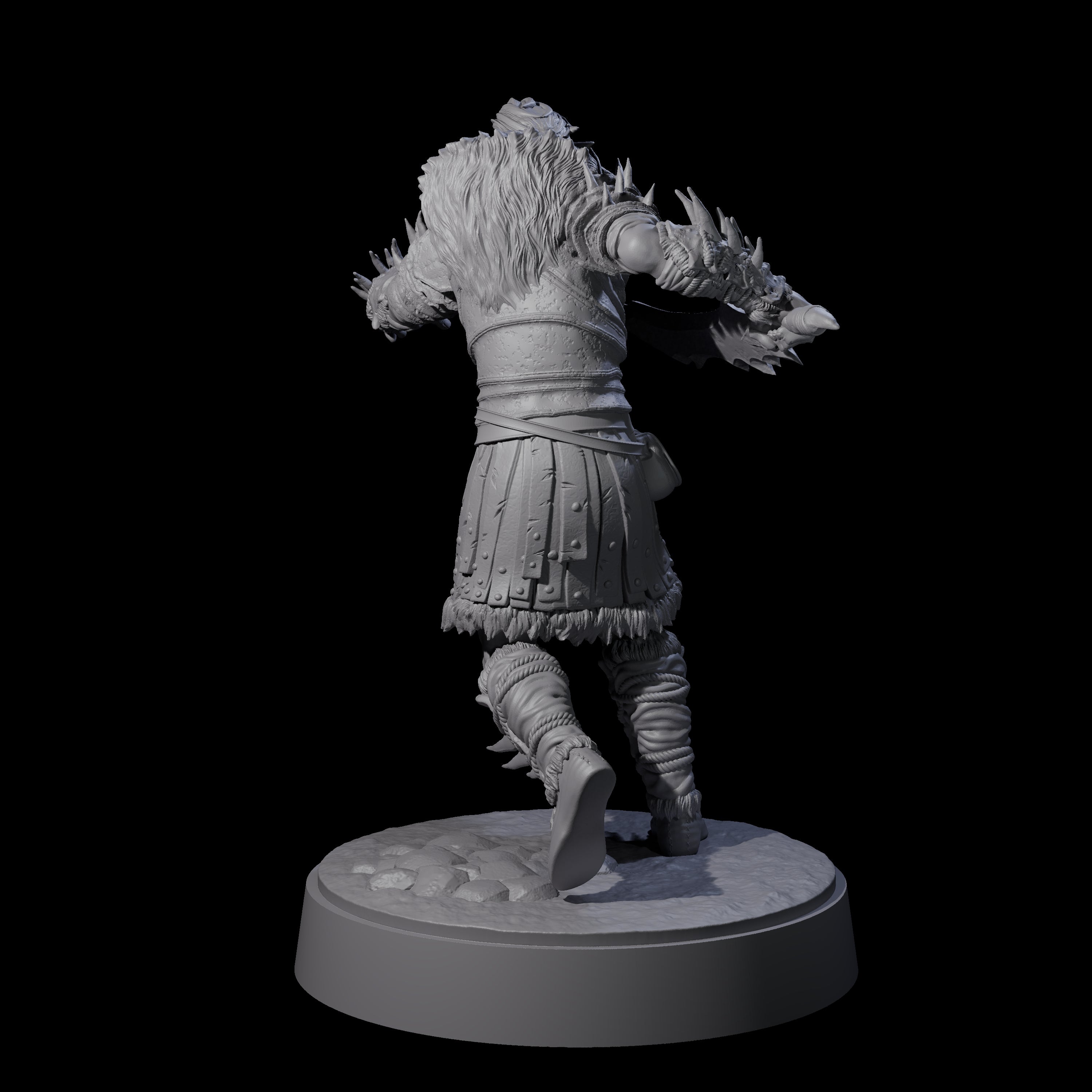 Mutton Chops Hobgoblin C Miniature for Dungeons and Dragons, Pathfinder or other TTRPGs