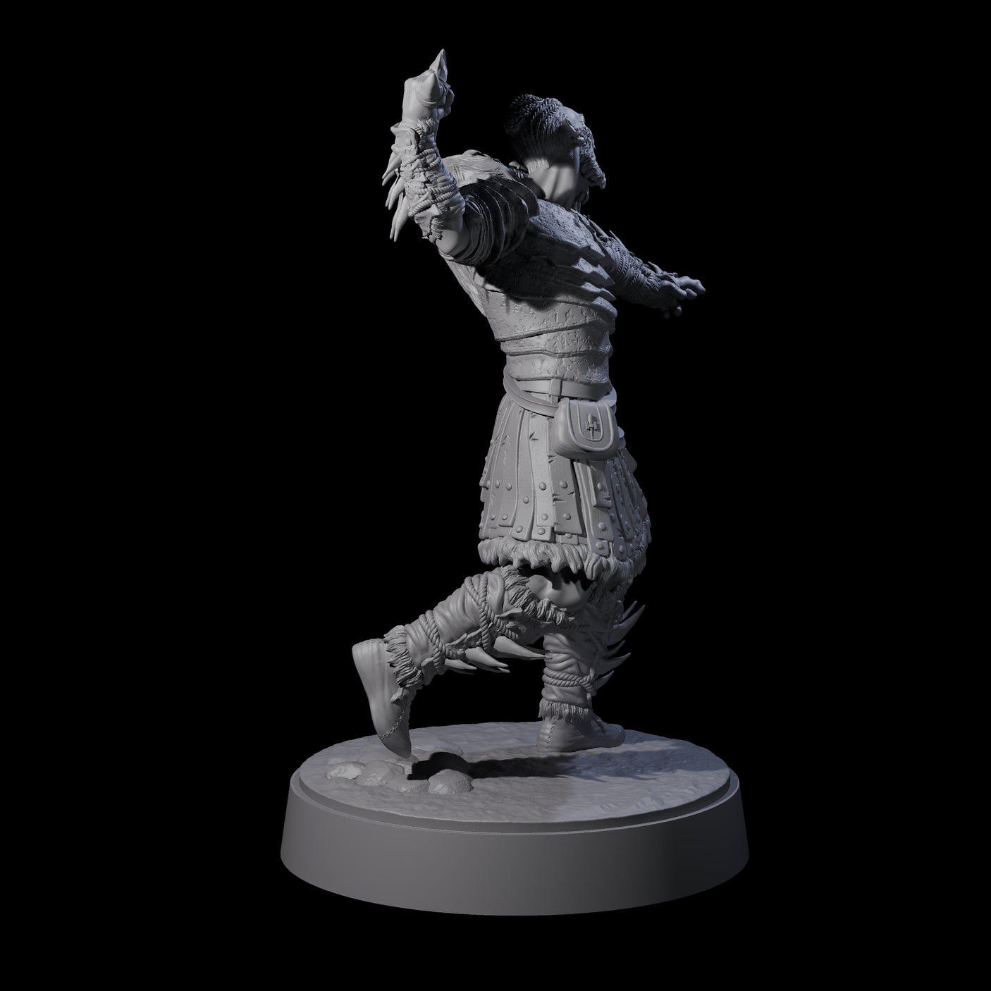 Mutton Chops Hobgoblin D Miniature for Dungeons and Dragons, Pathfinder or other TTRPGs