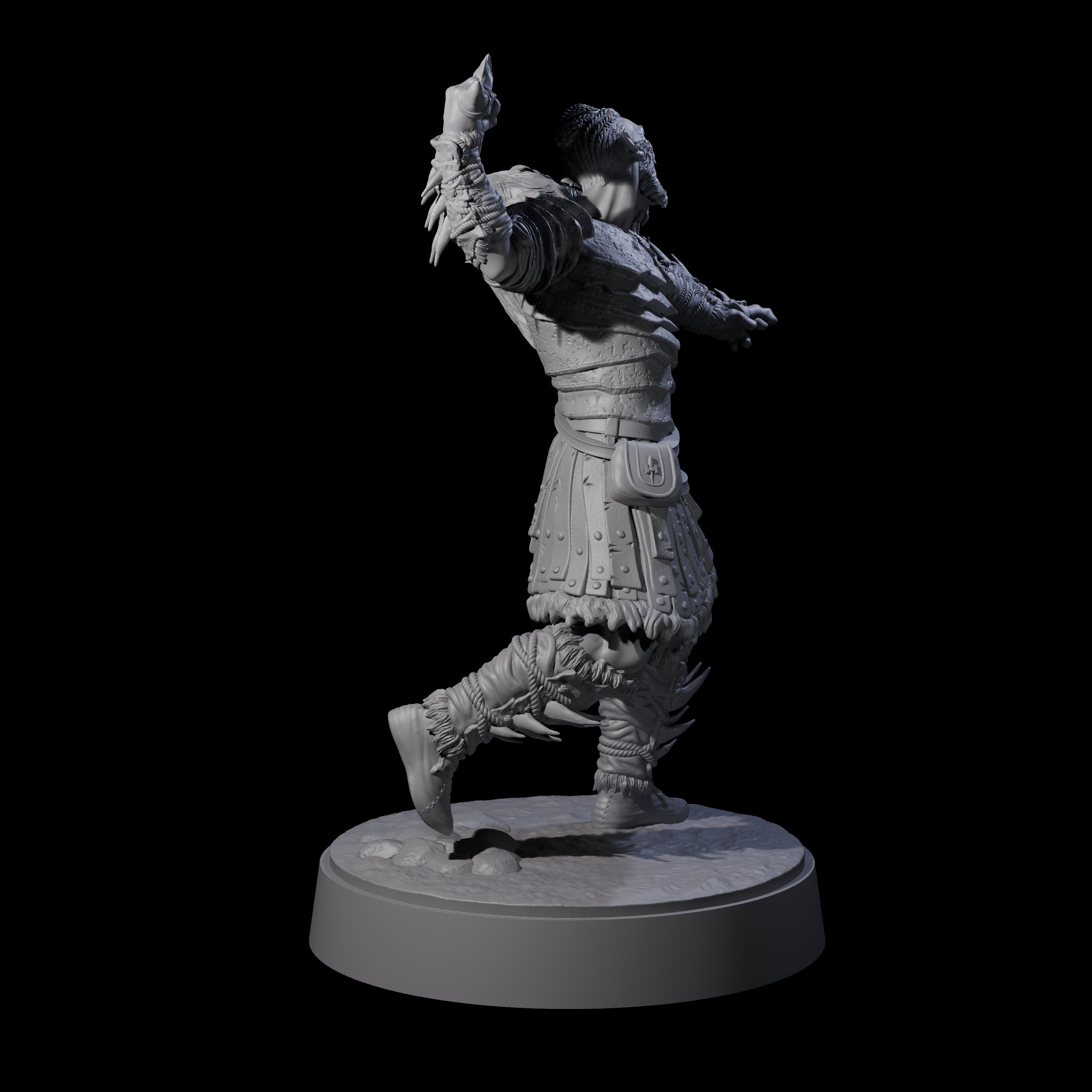 Mutton Chops Hobgoblin D Miniature for Dungeons and Dragons, Pathfinder or other TTRPGs