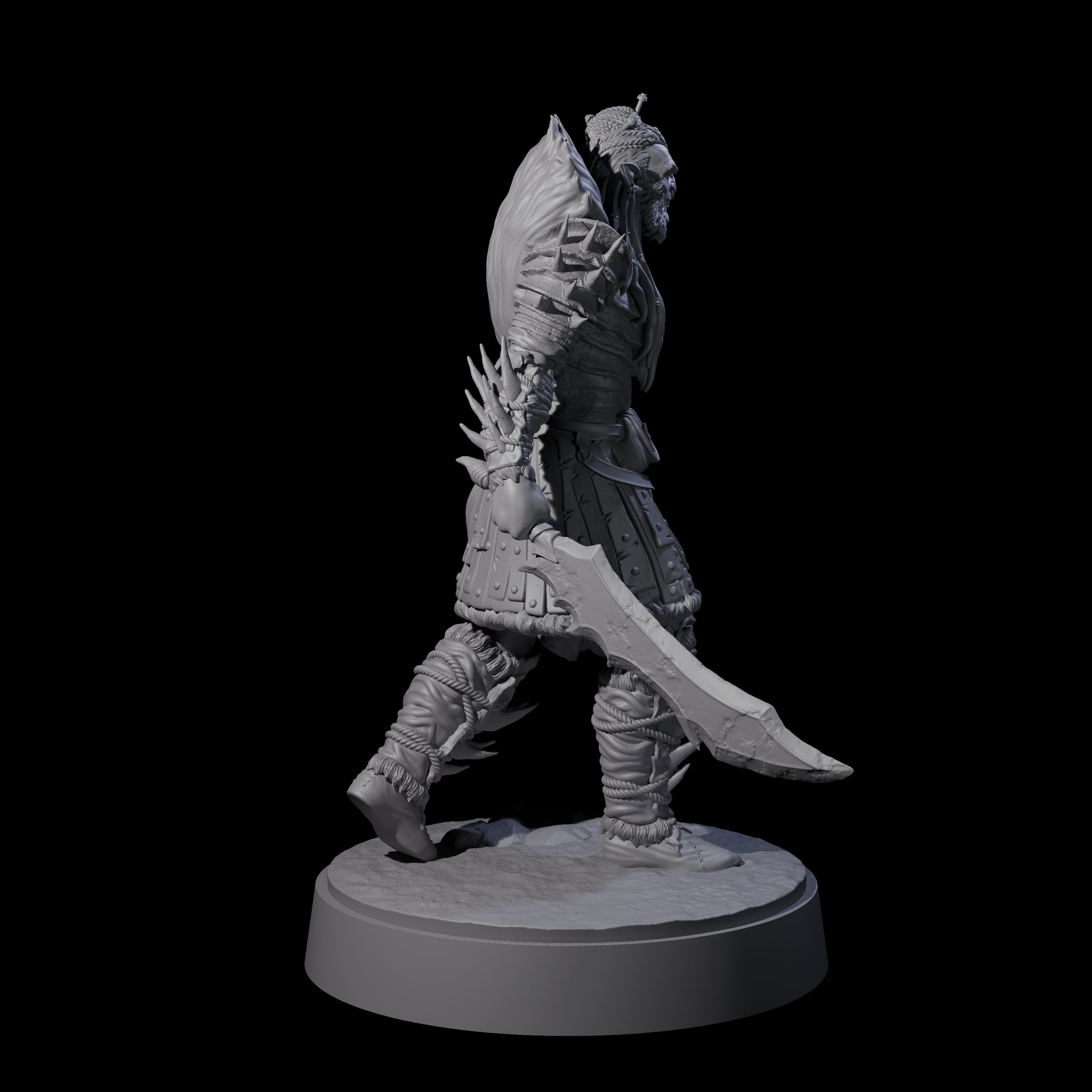 Mutton Chops Hobgoblin E Miniature for Dungeons and Dragons, Pathfinder or other TTRPGs