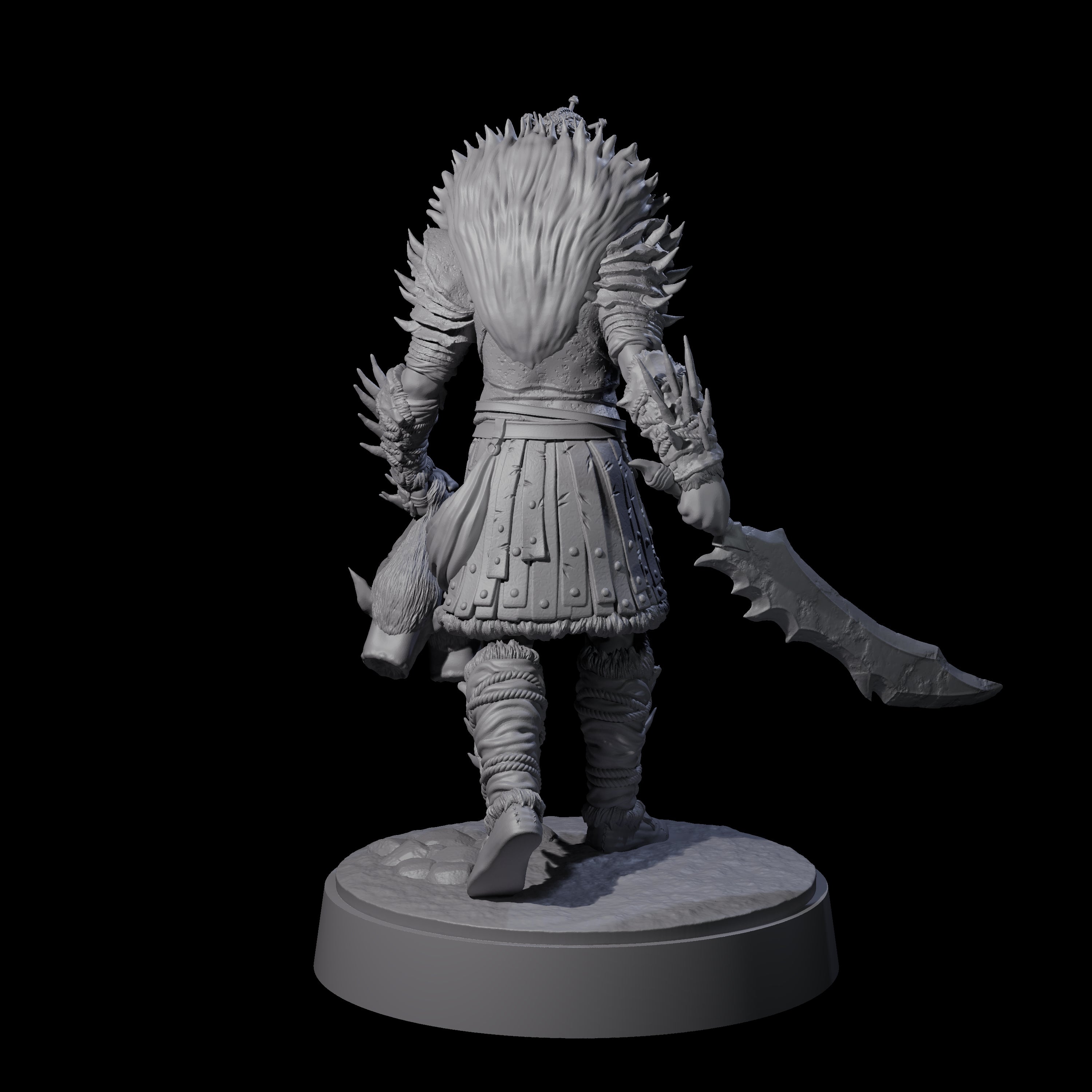 Mutton Chops Hobgoblin E Miniature for Dungeons and Dragons, Pathfinder or other TTRPGs