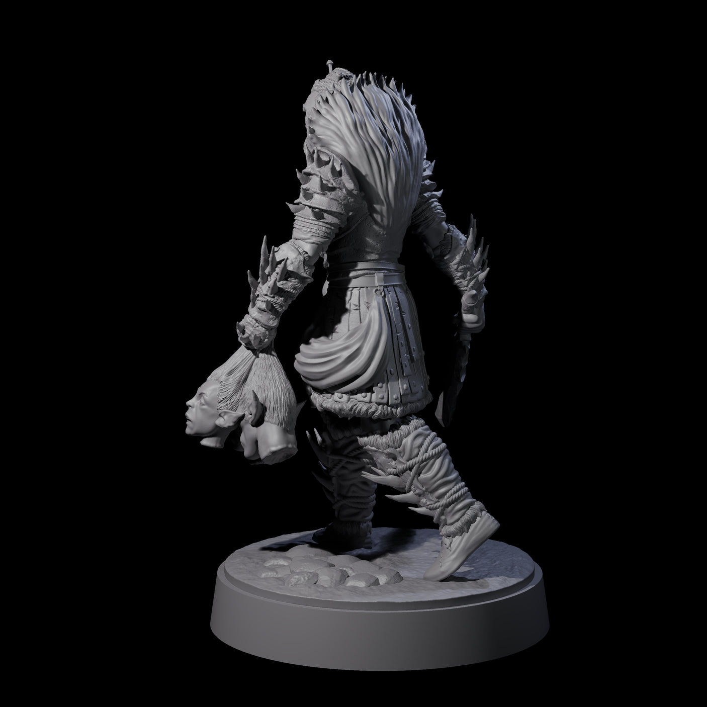 Mutton Chops Hobgoblin E Miniature for Dungeons and Dragons, Pathfinder or other TTRPGs