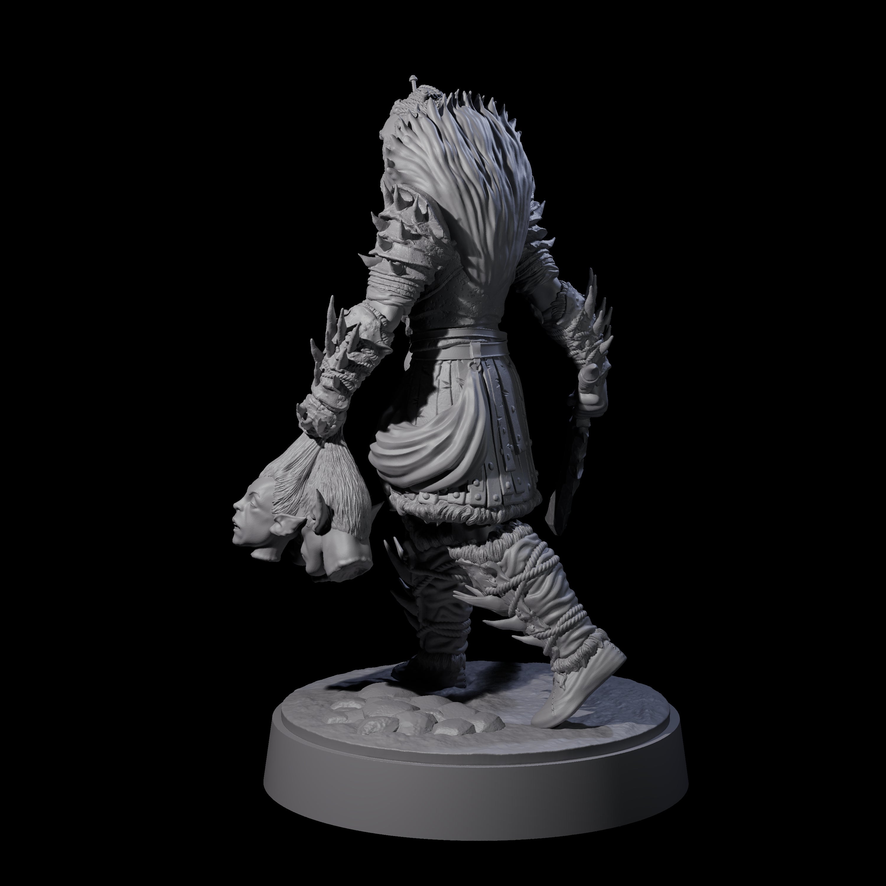 Mutton Chops Hobgoblin E Miniature for Dungeons and Dragons, Pathfinder or other TTRPGs