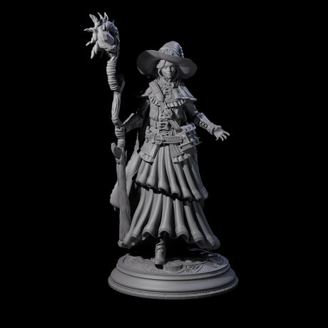 Mysterious Witch Miniature for Dungeons and Dragons, Pathfinder or other TTRPGs