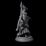 Mysterious Witch Miniature for Dungeons and Dragons, Pathfinder or other TTRPGs