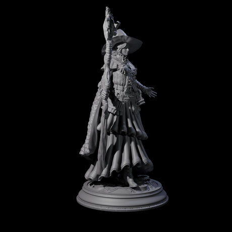 Mysterious Witch Miniature for Dungeons and Dragons, Pathfinder or other TTRPGs