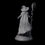 Mysterious Witch Miniature for Dungeons and Dragons, Pathfinder or other TTRPGs