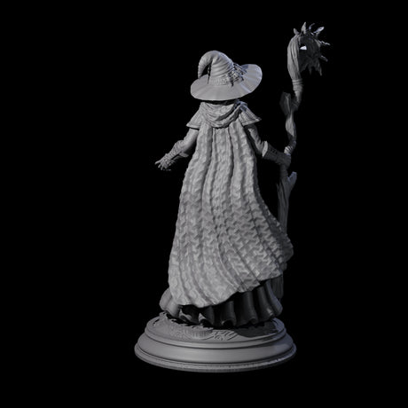 Mysterious Witch Miniature for Dungeons and Dragons, Pathfinder or other TTRPGs