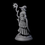 Mysterious Witch Miniature for Dungeons and Dragons, Pathfinder or other TTRPGs