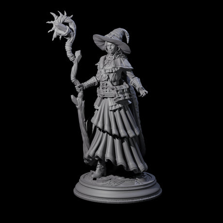 Mysterious Witch Miniature for Dungeons and Dragons, Pathfinder or other TTRPGs