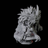 Mystic Boggard Swampseer Miniature for Dungeons and Dragons, Pathfinder or other TTRPGs
