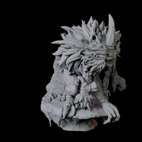 Mystic Boggard Swampseer Miniature for Dungeons and Dragons, Pathfinder or other TTRPGs