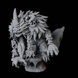 Mystic Boggard Swampseer Miniature for Dungeons and Dragons, Pathfinder or other TTRPGs