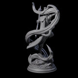 Mystic Elf Sorceress Miniature for Dungeons and Dragons, Pathfinder or other TTRPGs