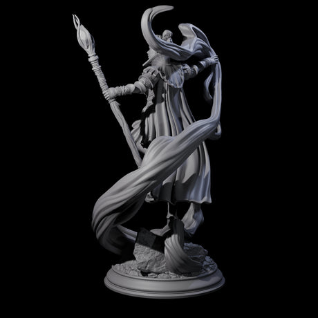 Mystic Elf Sorceress Miniature for Dungeons and Dragons, Pathfinder or other TTRPGs