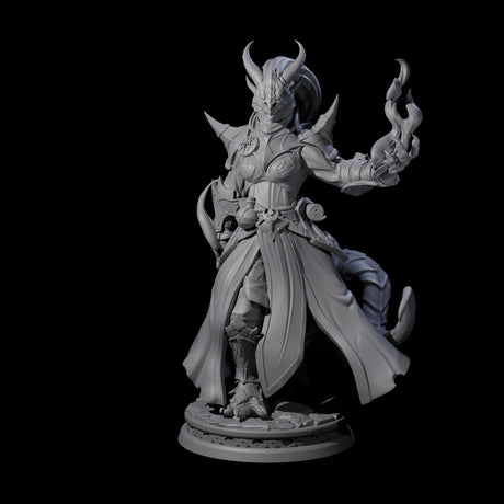 Mystical Dragonborn Sorcerer Miniature for Dungeons and Dragons, Pathfinder or other TTRPGs