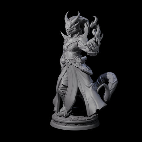 Mystical Dragonborn Sorcerer Miniature for Dungeons and Dragons, Pathfinder or other TTRPGs