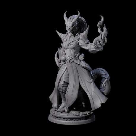 Mystical Dragonborn Sorcerer Miniature for Dungeons and Dragons, Pathfinder or other TTRPGs