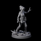 Mystical Human Crystal Wizard Miniature for Dungeons and Dragons, Pathfinder or other TTRPGs