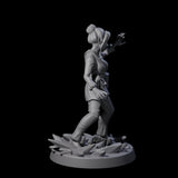 Mystical Human Crystal Wizard Miniature for Dungeons and Dragons, Pathfinder or other TTRPGs