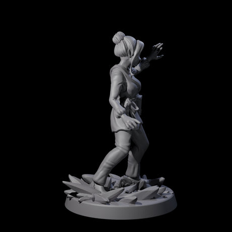 Mystical Human Crystal Wizard Miniature for Dungeons and Dragons, Pathfinder or other TTRPGs