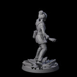 Mystical Human Crystal Wizard Miniature for Dungeons and Dragons, Pathfinder or other TTRPGs