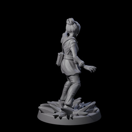 Mystical Human Crystal Wizard Miniature for Dungeons and Dragons, Pathfinder or other TTRPGs