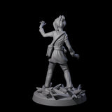 Mystical Human Crystal Wizard Miniature for Dungeons and Dragons, Pathfinder or other TTRPGs