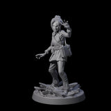 Mystical Human Crystal Wizard Miniature for Dungeons and Dragons, Pathfinder or other TTRPGs