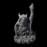Mystical Kobold Mage Miniature for Dungeons and Dragons, Pathfinder or other TTRPGs