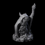 Mystical Kobold Mage Miniature for Dungeons and Dragons, Pathfinder or other TTRPGs