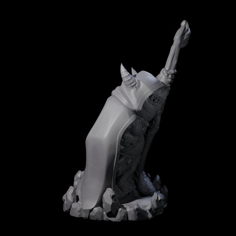 Mystical Kobold Mage Miniature for Dungeons and Dragons, Pathfinder or other TTRPGs
