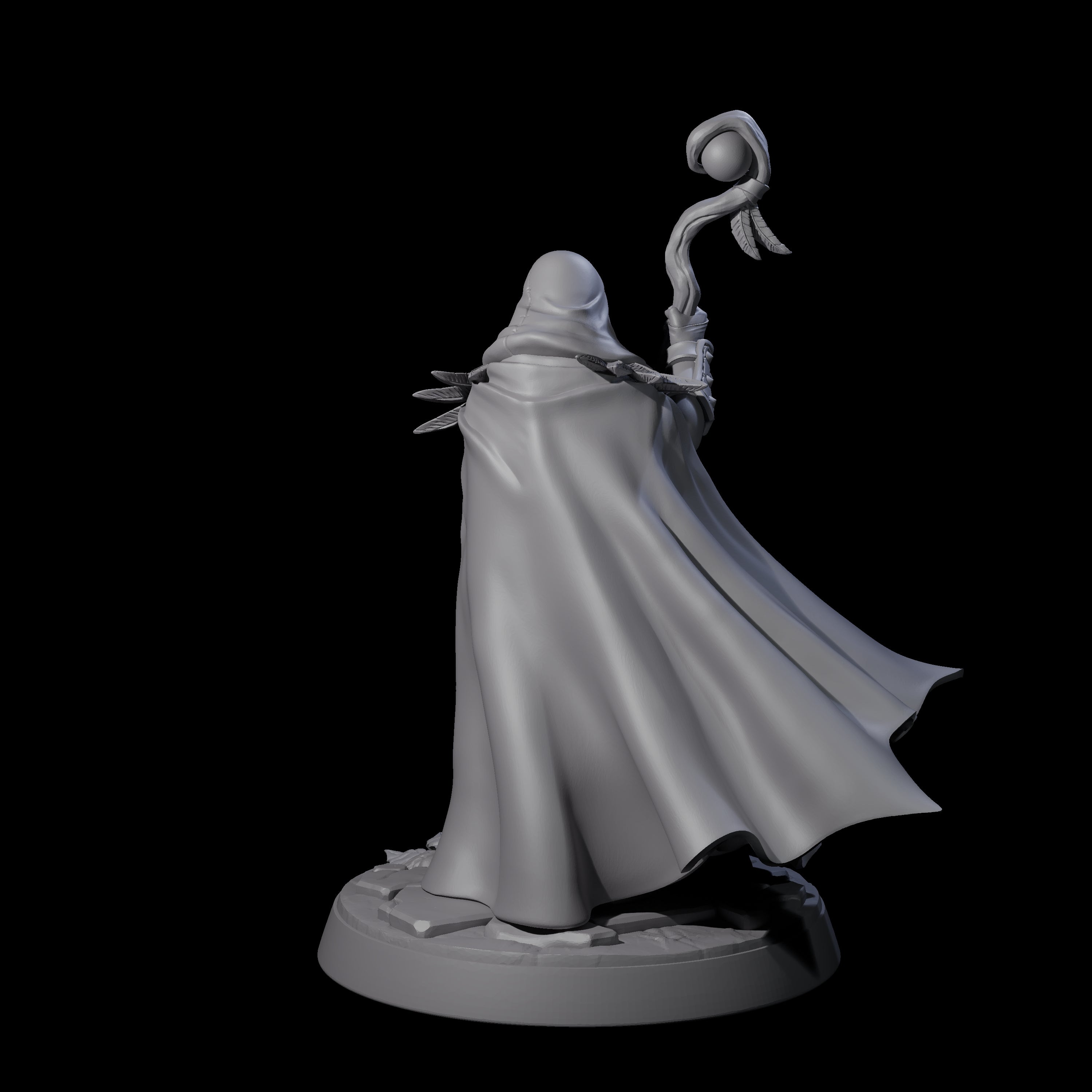 Mystical Oracle Miniature for Dungeons and Dragons, Pathfinder or other TTRPGs